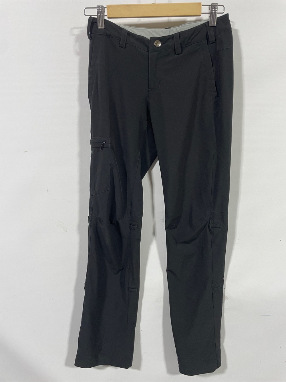 REI Black Women's Cargo Pants with Zip Pocket